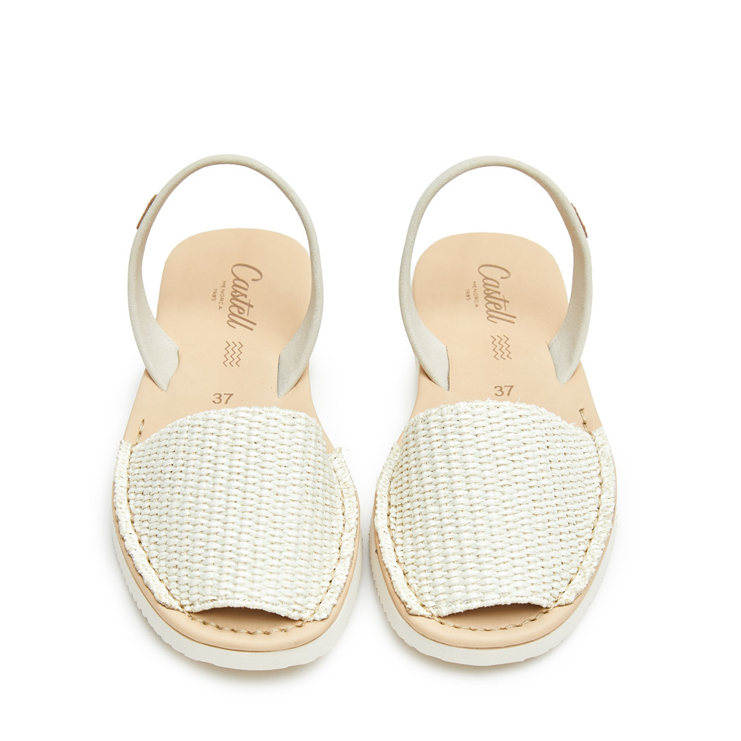 Flatform Avarcas | Raffia Cream