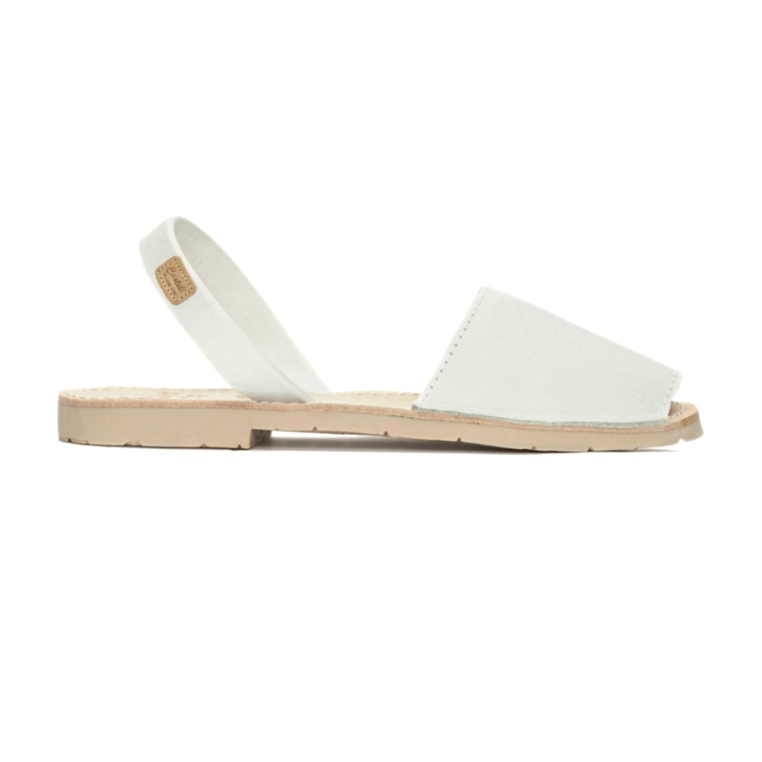 Flat Avarcas | White