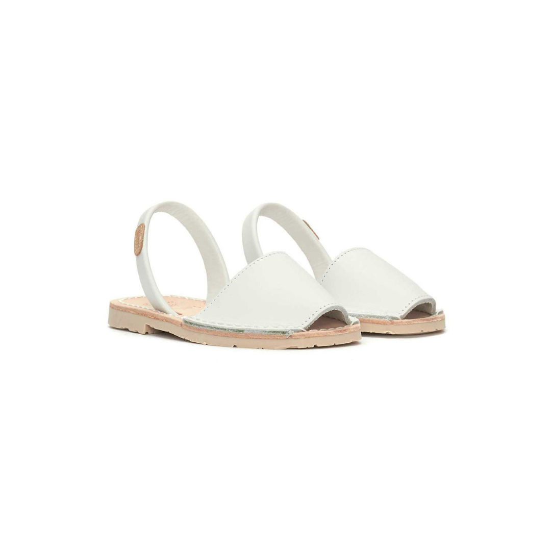 Kids | Flat Avarcas | White