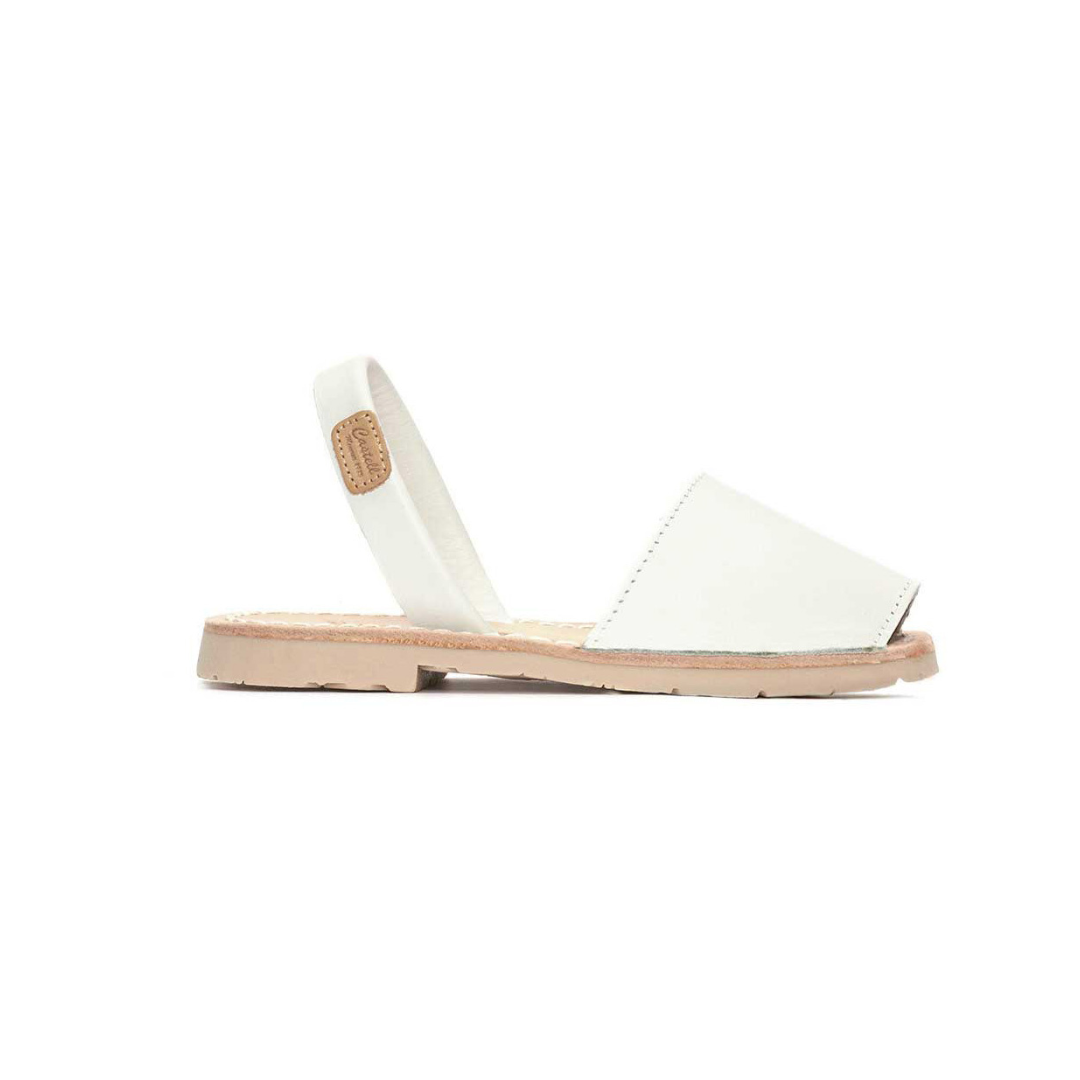 Kids | Flat Avarcas | White