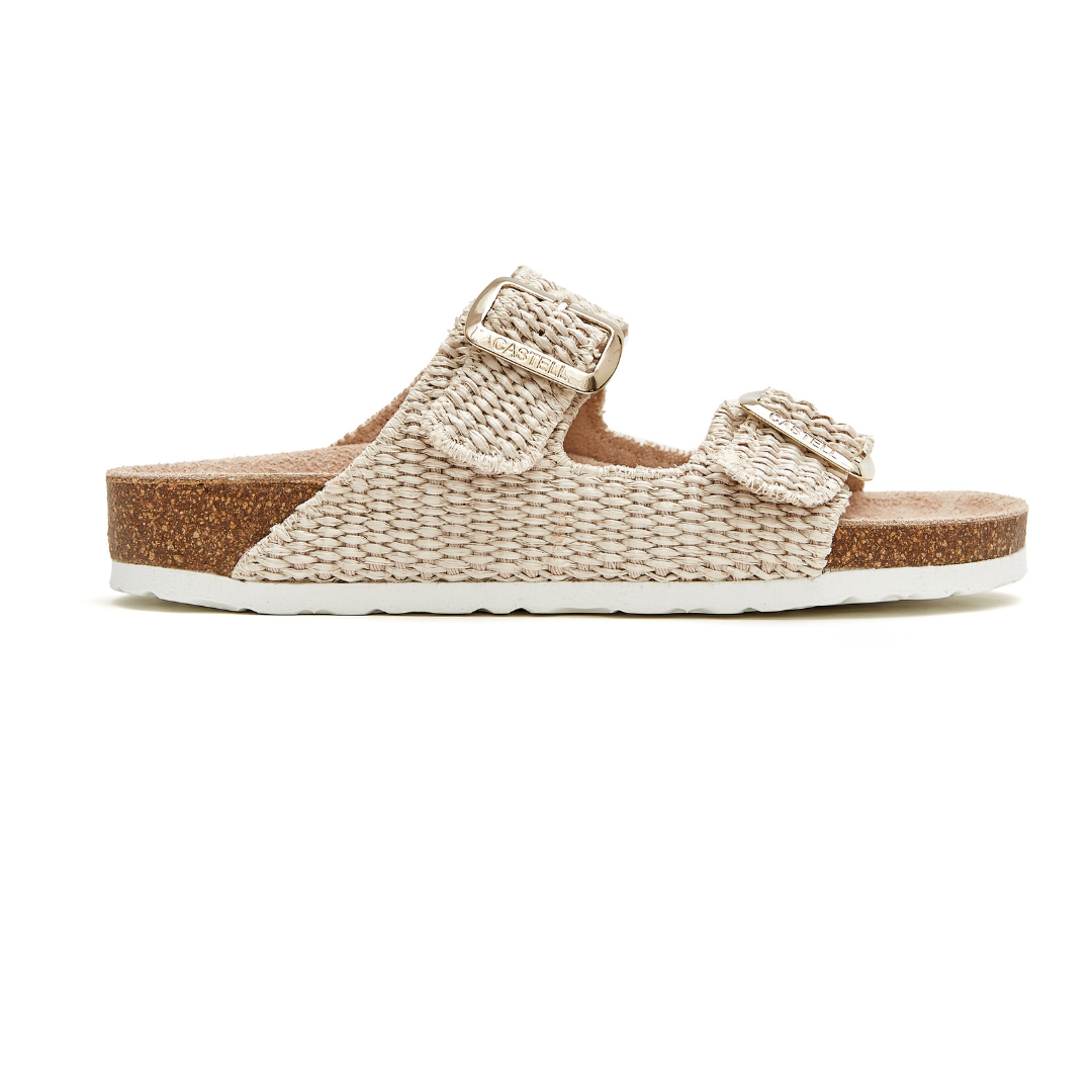 Bio Sandals | Raffia Beige