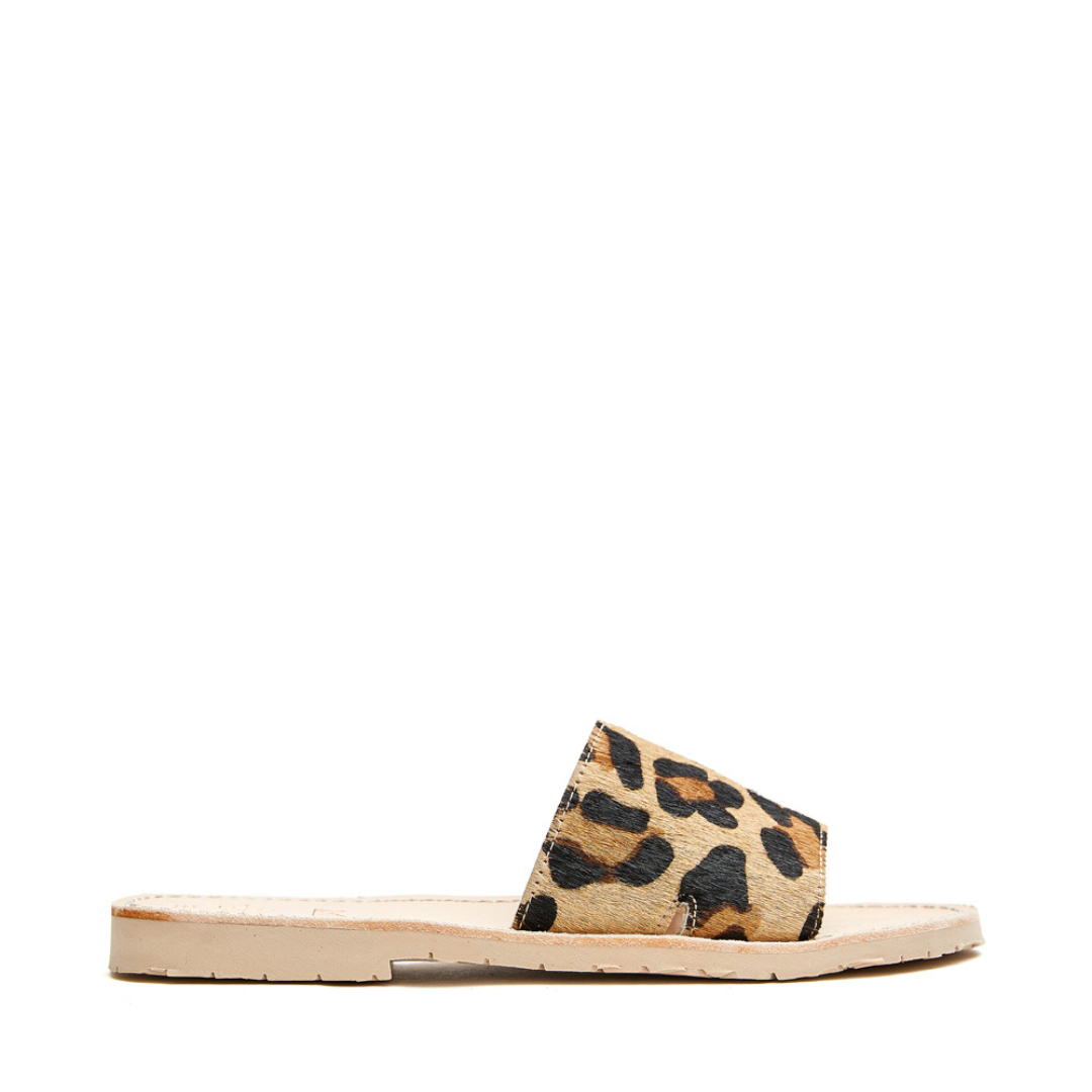 Slide Sandals | Leopard