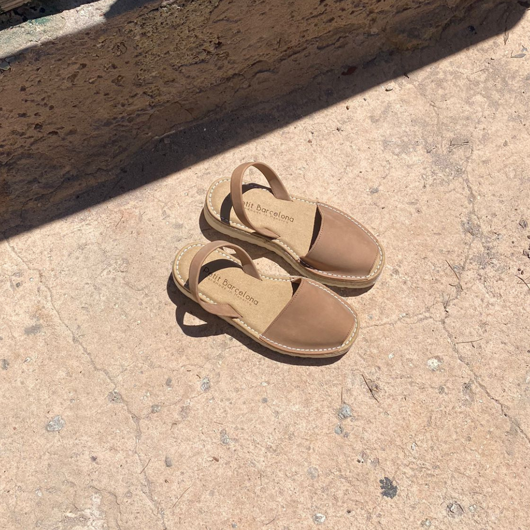 Platform Avarcas | Tan (Padded)