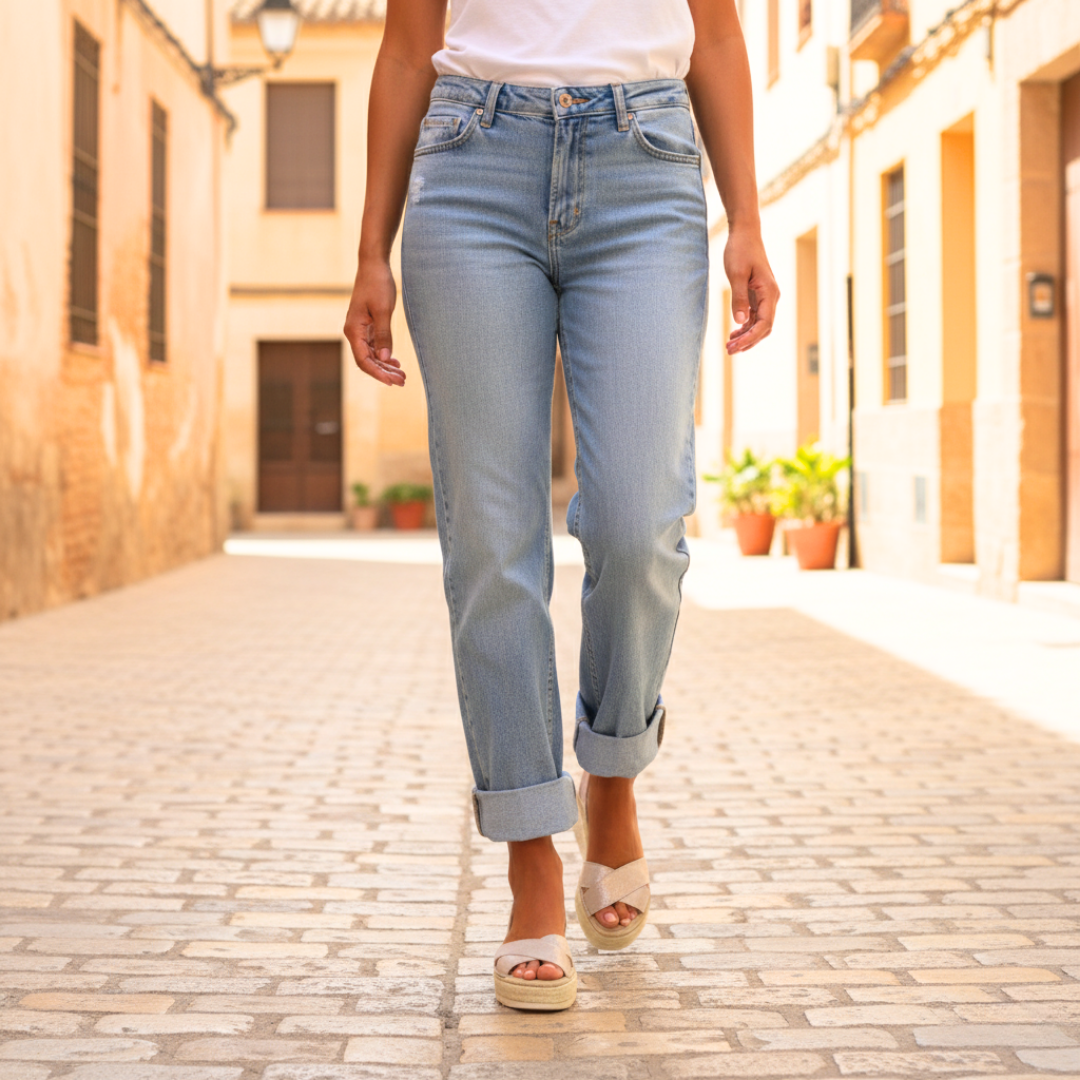 Cross over Platform Avarcas | Shimmer