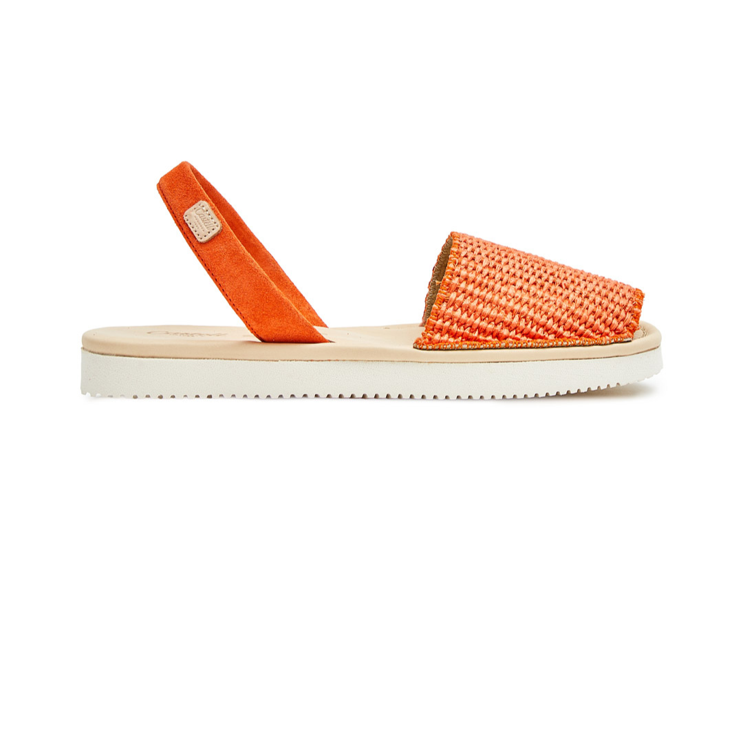 Flatform Avarcas | Raffia Orange