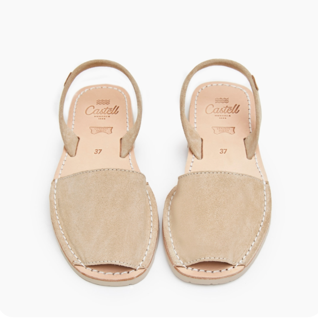 Flat Avarcas | Light Tan