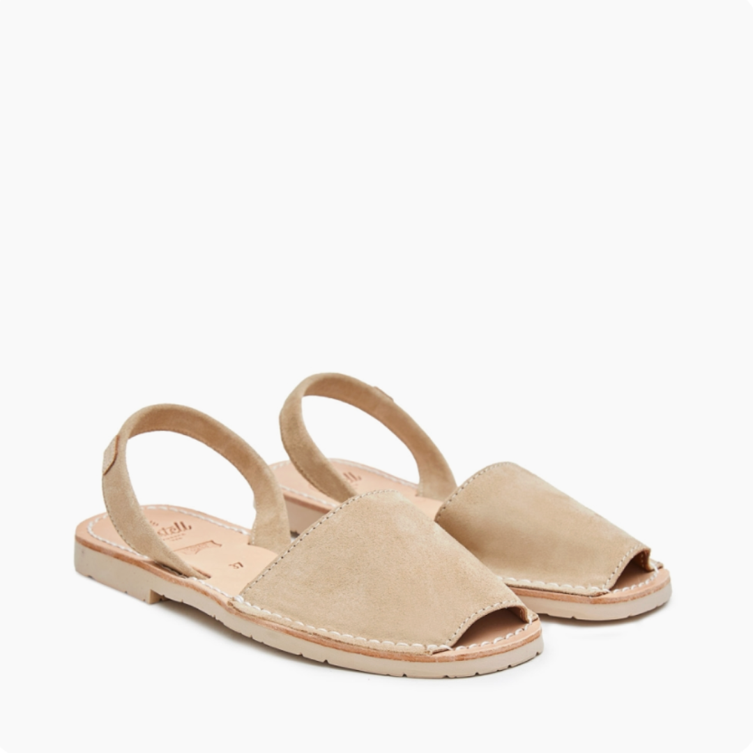 Flat Avarcas | Light Tan