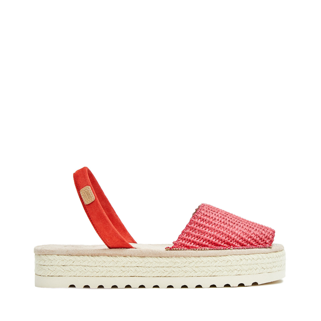 Platform Avarcas | Raffia Watermelon