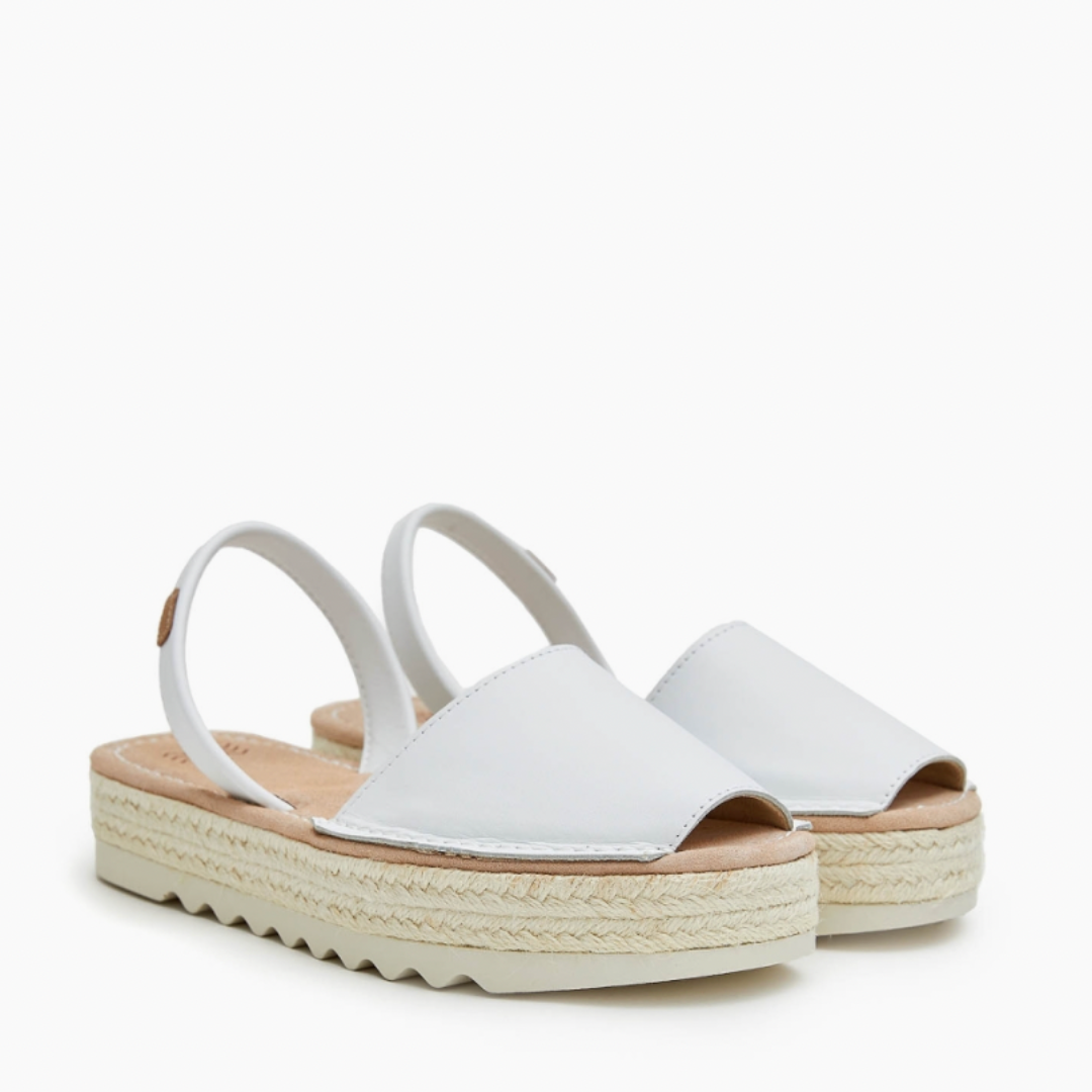 Platform Avarcas | White