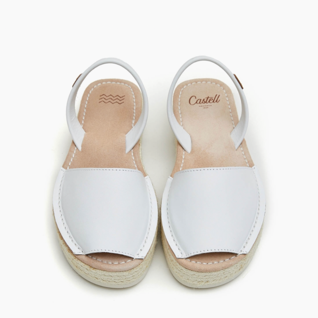 Platform Avarcas | White