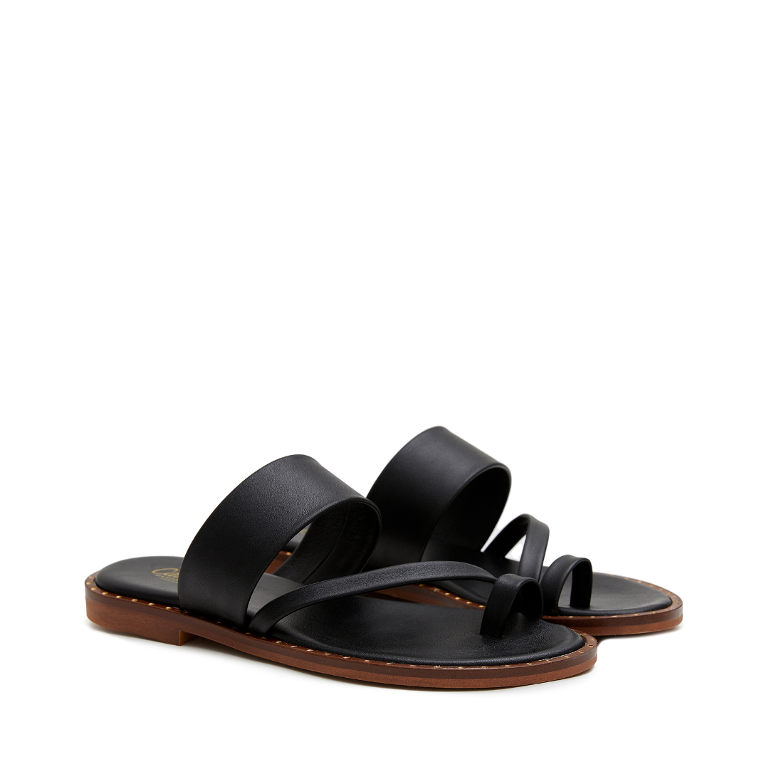 Flat Sandals | Romana Black