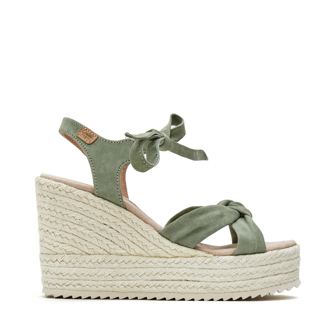 Wedge Espadrilles Knot | Olive