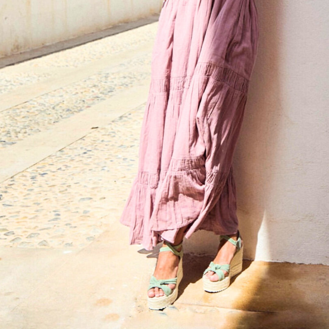 Wedge Espadrilles Knot | Olive