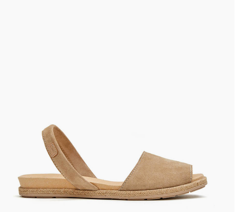 Flat Anatomical Avarcas | Light Tan