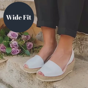 Wide Fit | Wedges | White