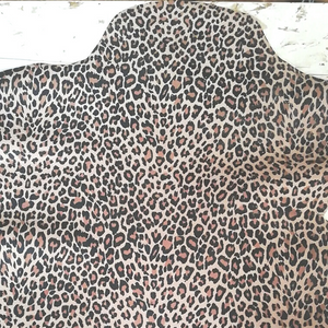 Platform Avarcas | Leopard Champagne Suede Leather - PetitBarcelona